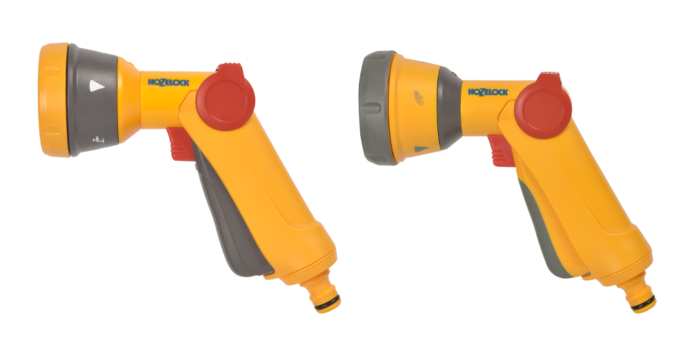 Garden Hose Jet Spray Gun 3 Spray Patterns Male Connecter Hozelock Watering Gun 